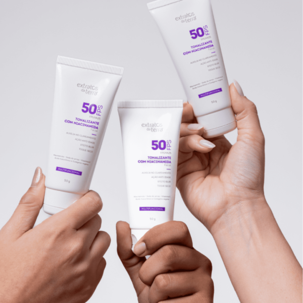 Tonalizante Clareador com Niacinamida FPS 50 - 50g - Imagem 5