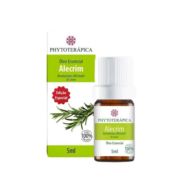 OE - de Alecrim (qt. Cineol) - 5ml Óleo Essencial de Alecrim 10ml - Imagem 1