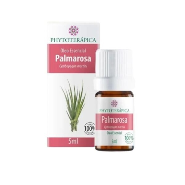 OE - de Palmarosa - 5ml Óleo Essencial de Palmorosa 5ml - Imagem 1