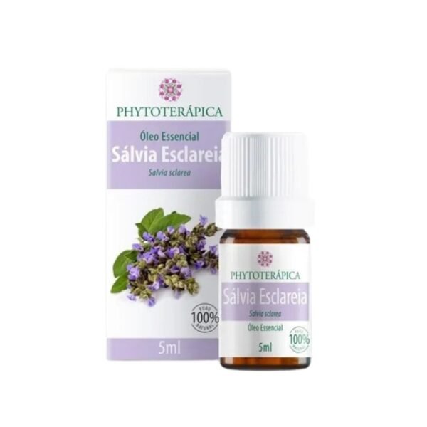 Óleo Essencial de Sálvia esclareia  5ml - Imagem 1