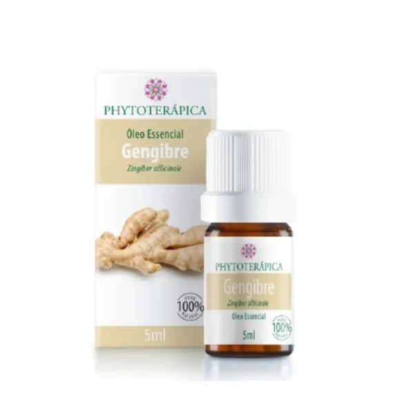 Phytoterápica (3) Óleo Essencial de Gengibre 5ml - Imagem 1