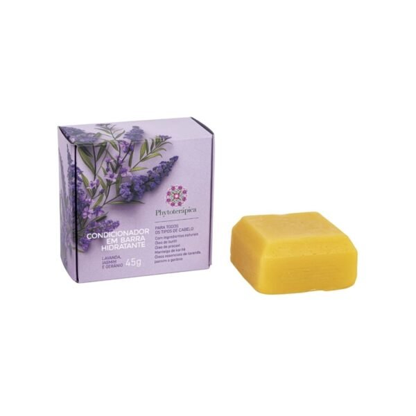 Condicionador em Barra Lavanda, Jasmim e Gerânio - 45g Condicionador vegano em barra - Hidratação 45g - Imagem 1