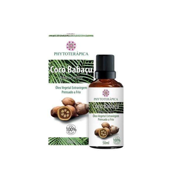 OV - de Coco Babaçu - 50ml Óleo vegetal de Coco babaçu 50ml - Imagem 1