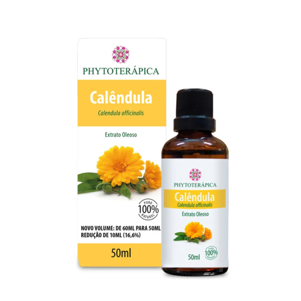 Óleo vegetal de Calêndula 50ml - Imagem 1