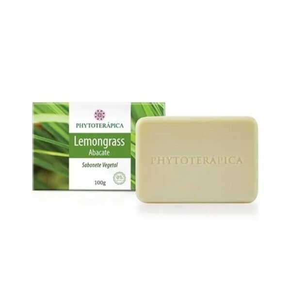 Sabonete vegetal de Lemongrass e Abacate 100g - Imagem 1