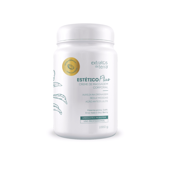 Estético Plus - Creme de Massagem Drenante e Redutor Estético Plus - Creme de Massagem Drenante e Redutor 1000g - Imagem 1