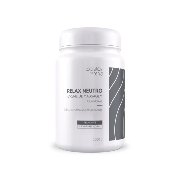 Relax neutro creme de massagem 1000 g Relax neutro creme de massagem 1000g - Imagem 1