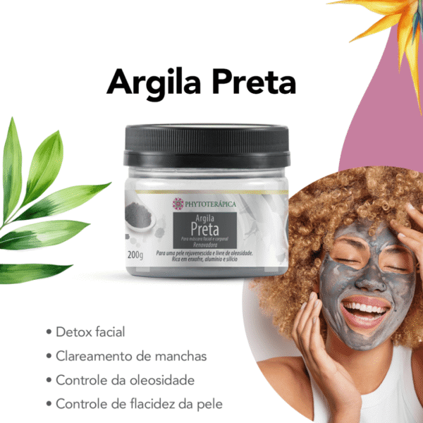 Argila Preta - 200g - Imagem 4
